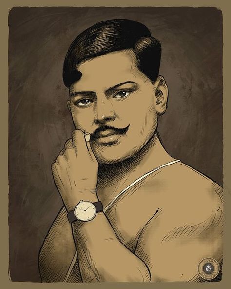 Chandra Shekhar Azad Wallpaper, Chandrashekhar Azad Wallpaper, Chandrasekhar Azad Photo, Chandra Shekhar Azad Sketch, Chandrashekhar Azad Sketch, Chandrashekhar Azad Photo, Chander Shekhar Azad, Indian Freedom Fighters Sketch, Revolutionary Posters