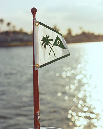 Cute idea for table numbers! Wedding Emblem, Beach Flag, Flag Ideas, Boat Flags, Lake Vibes, Beach Flags, Boat Club, Flag Hanging, Coach Website