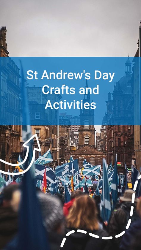 St Andrews Day Crafts For Kids, St Andrews Day Activities Eyfs, St Andrews Day Activities For Kids, St Andrews Day, St Andrews Scotland, Saint Andrews, Playdough Mats, St Andrew, Activities For Children