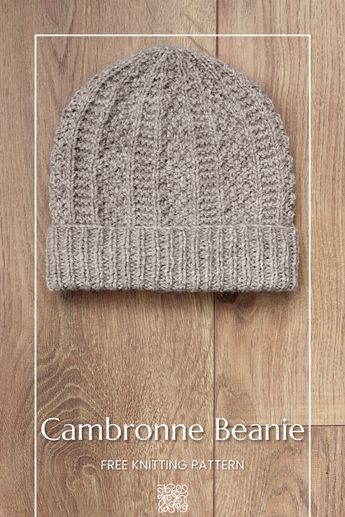 Cambronne Beanie, Knitted Beanie For Men, Knitted Hat Patterns Free Women, Mens Hat Knitting Pattern, Baby Hat Knitting Patterns Free, Easy Knit Hat, Beanie Knitting Patterns Free, Knit Beanie Pattern, Knitted Slippers Pattern