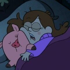 Mabel And Waddles, Gravity Falls Waddles, Mable Pines, Gravity Falls Mabel, Fall Humor, Cartoon N, Fall Memes, Gravity Falls Fan Art, Mabel Pines