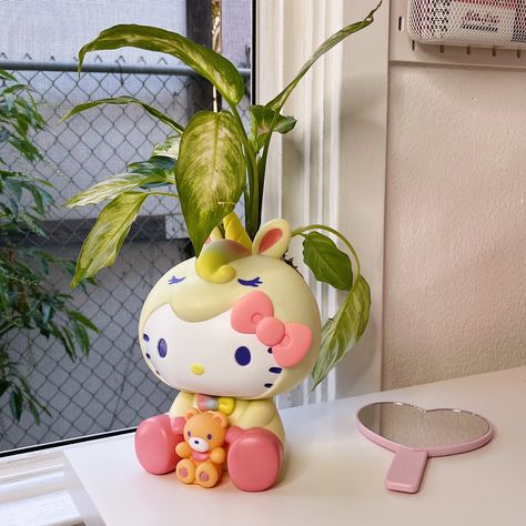 Hello Kitty Plants 🌱 Hello Kitty Plant, Pink Room, Hello Kitty, Kitty, Plants, Pink