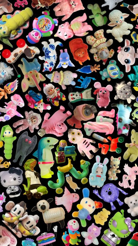 #ispy #toys #vintage #vintagetoys Scrapbook Printing, Collage Board, Pop Art Wallpaper, Little Doodles, Cute Doodles, Wallpaper Iphone Cute, Sticker Art, Art Sketchbook, Cool Wallpaper