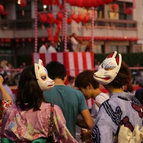 Japanese Fox Mask, Matsuri Festival, Festival Aesthetic, Kitsune Mask, Kitsune Fox, Japanese Festival, Japan Aesthetic, Aesthetic Japan, Japanese Aesthetic