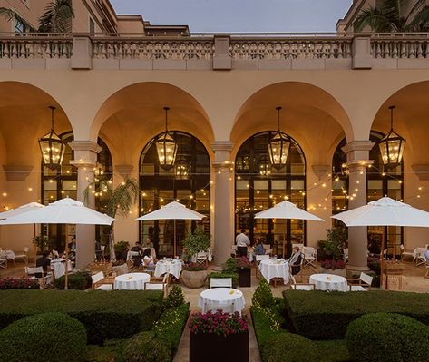 The Maybourne Beverly Hills: 5-Star Luxury Hotel in Los Angeles Beverly Hills Restaurants, Beverly Hills Wedding, Beverly Hills Los Angeles, Terrace Restaurant, Los Angeles Restaurants, Luxury Restaurant, Beverly Hills Hotel, Relaxation Room, Conde Nast Traveler