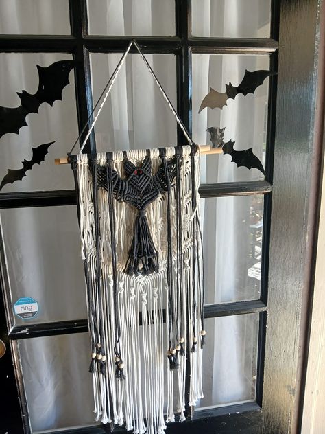 Recreate the Look for less: 👻 Boho Halloween 👻 I love macrame and switch my front door up constantly using the wall hanging as a base. Both the bat 🦇 and hanging macrame were thrifted for less than $10. The vinyl bats are so versatile and reusable year after year. Who said you have to spend alot on Halloween? Check out these other affordable macrame Halloween options. 👜Like the look? Create it on the cheap!👇👇👇👇👇 Bat: https://amzn.to/3Xxvxxl Macrame : https://amzn.to/3AWt7PW Vinyl bats: ... Macrame Bat, Boho Halloween, Hanging Macrame, Who Said, Front Door, Macrame, Bat, Wall Hanging, Vinyl