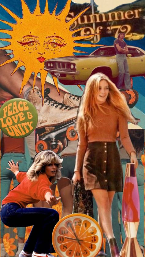 #aesthetic #vintage #moodboard #aestheticmoodboard #70s #retro #inspo 1970s Aesthetic Fashion, Disco Bell Bottoms, The 70s Aesthetic, 70 Aesthetic, 1970s Aesthetic, Vintage Moodboard, Shuffles Aesthetic, Rock Album Covers, Disco 70s