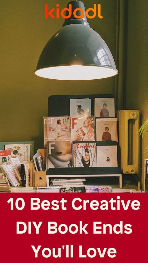 10 Best Creative DIY Book Ends You'll Love Diy Bookends, A Stack Of Books, Book Ends, Crafty Kids, But Why, Diy Book, Stack Of Books, Arts And Crafts For Kids, Bookends