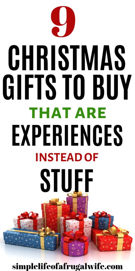 Buying Christmas gifts that are experiences rather than stuff can be a really special Christmas present.  People don't need more stuff usually but they often want to experience more adventures! Gifts To Buy, Too Much Stuff, Paper Bird, Non Toy Gifts, Christmas Experiences, Presents For Boyfriend, Christmas Events, Christmas Gifts Toys, Christmas Memory