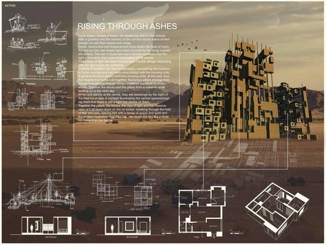 Matterbetter competition 2016 #Concept of masshousing for war torn Syria and its refugees#Light and architectural drama #mass and volume # habitat #architecture # entry SPH-A-647509 #architecturesheet #concept #sheet #composition Composition Of Sheets Architecture, Architectural Sheet Composition Ideas, Design Sheet Composition Ideas, Architecture Sheet Composition Ideas, Architecture Case Study Sheet Composition, Design Sheet Composition, Architecture Sheets Composition, Sheet Composition Ideas, Architecture Sheet Presentation