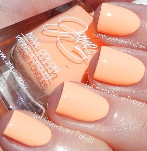 Orange Nail Polish, Orange Nail, G Nails, Peach Nails, Nails Colors, Butterfly Nail, Summer Nails Colors, Neon Nails, Girls Nails