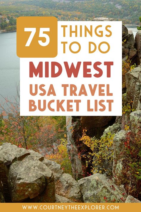 Midwest Bucket List, Summer Bucket List 2023, Usa Travel Bucket List, Midwest Travel Destinations, Usa Trips, American Midwest, Midwest Road Trip, People Traveling, South Dakota Travel