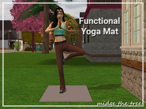 Functional Yoga Mat Sims 4, Functional Yoga, Sims Outfits, The Sims 4 Lots, Gym Mats, Do Yoga, Sims 4 Build, Ts4 Cc, Mat Exercises