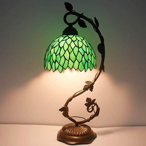 Stained Glass Table, Stained Glass Table Lamps, Lamp Green, Antique Tiffany, Handcrafted Lamp, Tiffany Style Table Lamps, Tiffany Style Lamp, Tiffany Table Lamps, Tiffany Lamp