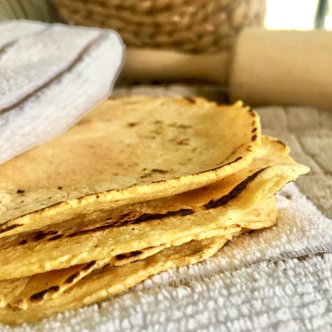 Corn Tortilla Recipe, Corn Flour Tortillas, Gluten Free Corn Tortillas, Baking Bread At Home, Corn Tortilla Recipes, Renal Diet Recipes, Mexican Corn, Corn Tortilla, Missing Home