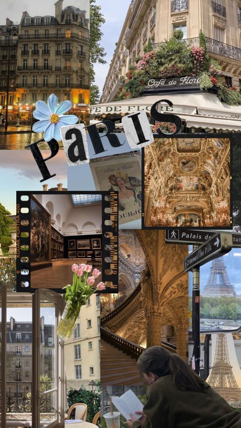 #paris #parisaesthetic Paris, Collage