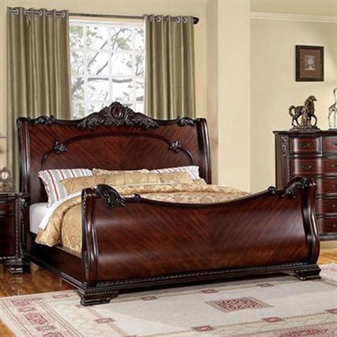 California King Sleigh Bed, Wood Sleigh Bed, California King Bedroom Sets, King Size Bedroom, Bed Frame Sets, King Sleigh Bed, King Size Bedroom Sets, Queen Sleigh Bed, Sleigh Bedroom Set