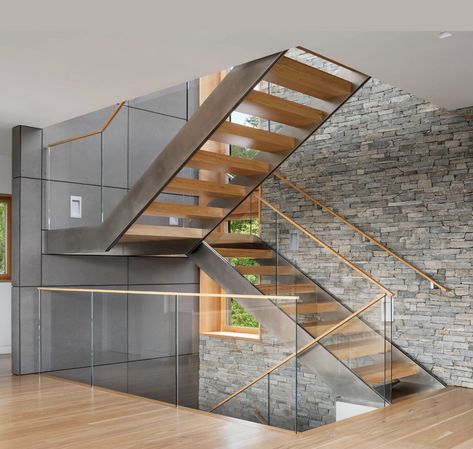 Staircase Metal, Staircase Pictures, Glass Railing Stairs, Cheap Living Room Sets, Timber Stair, Historical Interior, Glass Stairs, Staircase Ideas, Staircase Remodel