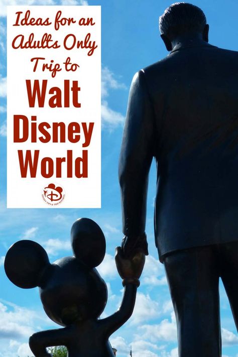 Ideas for an Adults Only trip to Walt Disney World. Disney isn't just for kids! If you are thinking about taking an adults-only vacation to Walt Disney World, check out this great article for lots of great ideas of things to do! Birthday At Disney World, Birthday At Disney, First Trip To Disney, Disney World For Adults, My 40th Birthday, Florida Disney, Disneyland Family, Trip To Disney World, Travel Florida