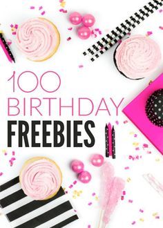 Bday Freebies, Free Stuff On Your Birthday, Free On Your Birthday, Freebies On Your Birthday, Freebie Websites, Free Sample Boxes, 100 Birthday, Free Birthday Gifts, Freebies By Mail