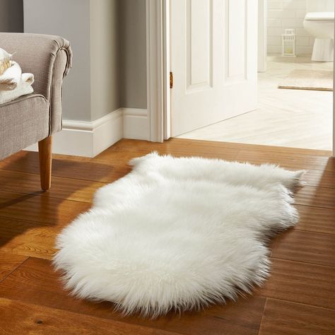 Faux fur rugs in white buy online from the rug seller uk White Faux Fur Rug, White Fur Rug, White Sheepskin Rug, Fur Rugs, Faux Sheepskin Rug, Bear Rug, Faux Fur Rug, Fur Rug, Cheap Rugs