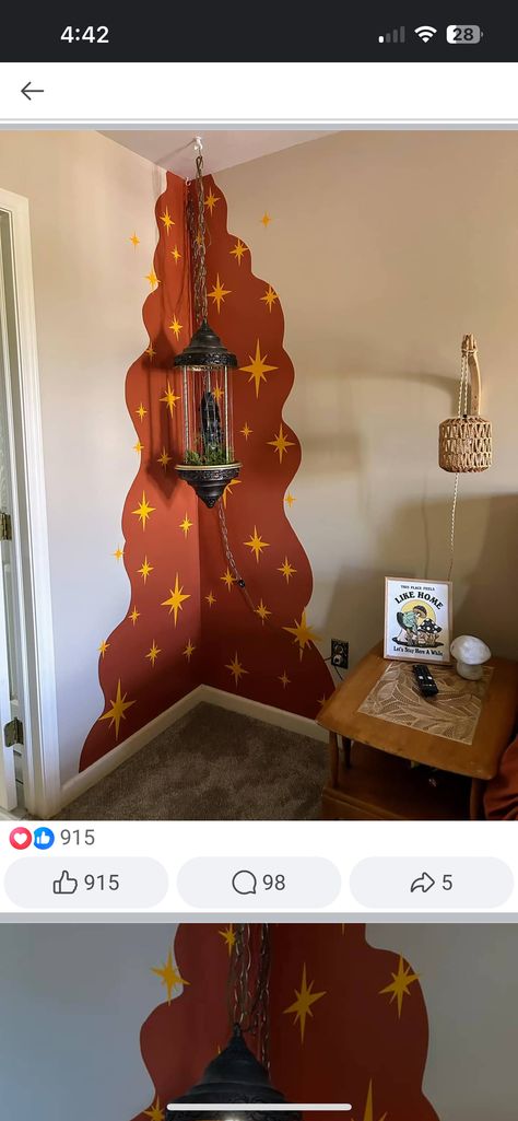 Witchy Mural, Content Background, Home Vision Board, Door Murals, Home Stuff, Feature Wall, Wall Mural, Home Inspo, Our Home