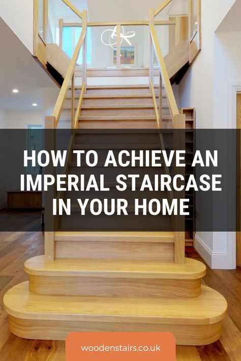 How you can install an imperial or split staircase in your home Imperial Staircase, Split Staircase, Bespoke Staircases, Different Types Of Houses, Double Staircase, Split Level House, Wooden Stairs, Public Building, Level Homes