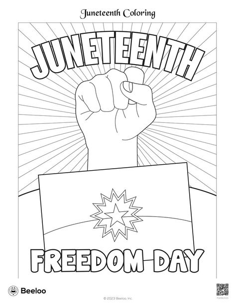 Juneteenth Coloring • Beeloo Printable Juneteenth Crafts For Toddlers, Prompts Ideas, School Age Activities, Kindergarten Math Activities, Bird Coloring Pages, Preschool Art Activities, Coloring Page Ideas, Pokemon Coloring Pages, Diy Dollar Store Crafts