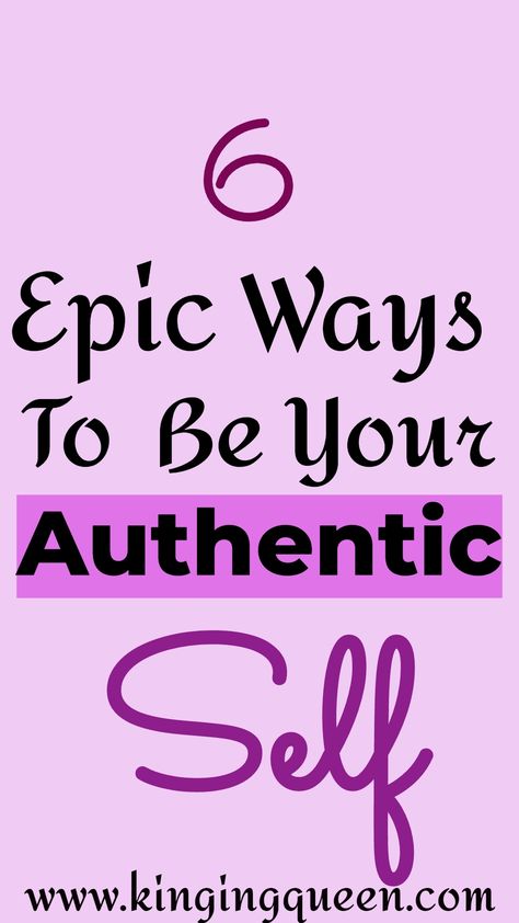 authentic lifestyle | authenticity | being authentic | be yourself | embracing your authentic self | how to live life on your terms | how to become authentic |Are you ready to embrace your true spirit, so you can be your best and thrive in life? Click here for 6 proven ways to find the real you. The authentic you. #personalgrowth #personaldevelopment #authenticity How To Be True To Yourself, How To Be Your Authentic Self, How To Be Authentic Self, Living A Lie, Be Your True Self, How To Live Life, Being Authentic, Stay True To Yourself, Be Authentic