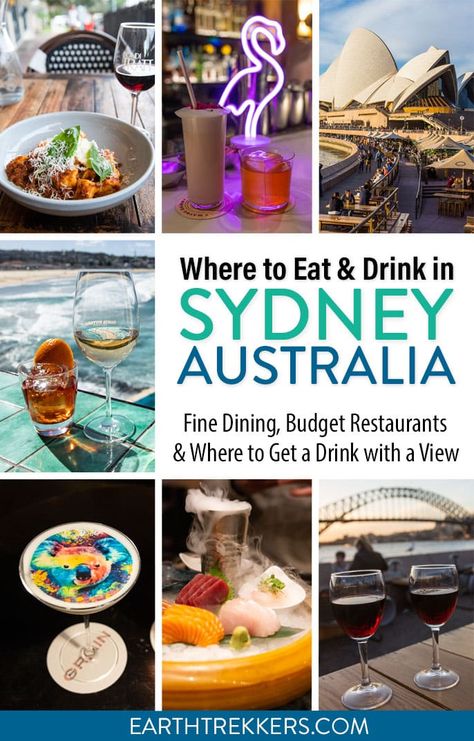 Where to eat and drink in Sydney, Australia. Best restaurants and bars in Sydney. Where to dine with a view of the Sydney Opera House and Sydney Harbour. Top rated restaurants, fine dining restaurants, and hidden bars. Australia Cruise, Earth Trekkers, The Rocks Sydney, Hidden Bars, Underground Bar, Hidden Bar, Sydney Restaurants, Fine Dining Restaurants, Sydney City