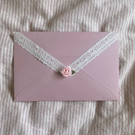 귀여운 음식 그림, Pink Letters, Pretty Letters, Cute Envelopes, Pretty Pink Princess, Pen Pal Letters, Pink Envelopes, Pink Letter, Ely