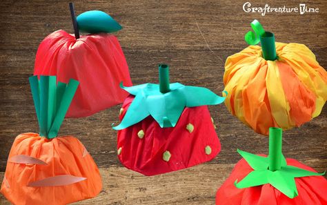 Craftventure Time: DIY Fruit and Veggies Hats from Paper Boat, Part I... Paper Plate Vegetable Craft, Paper Veggies Craft, Fruit Hat Diy, Fruit And Vegetable Costumes Diy, Fruit Costumes For Kids Diy, Diy Fruit Costume, Vegetable Costumes, Fruit Costumes, 4h Projects