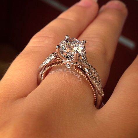 خواتم خطوبة, Verragio Engagement Rings, Dream Engagement Rings, Beautiful Engagement Rings, Gold Engagement Rings, Unique Engagement Rings, Bridal Rings, Moissanite Engagement, Diamond Wedding