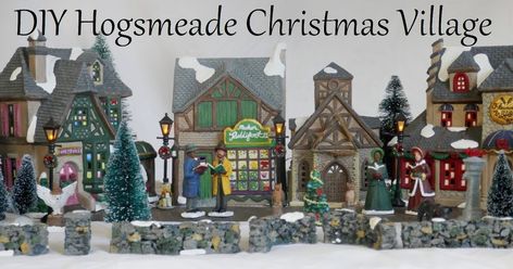 DIY Hogsmeade Christmas Village Previous Hogsmeade Christmas Village Posts: Hogwarts House Carol Singers Hogsmeade Owls Hogsme... Hogwarts Christmas Village, Hogsmeade Christmas, Harry Potter Christmas Village, Christmas Village Diy, Harry Potter Village, Hp Christmas, Carol Singers, Hogsmeade Village, Harry Potter Christmas Decorations