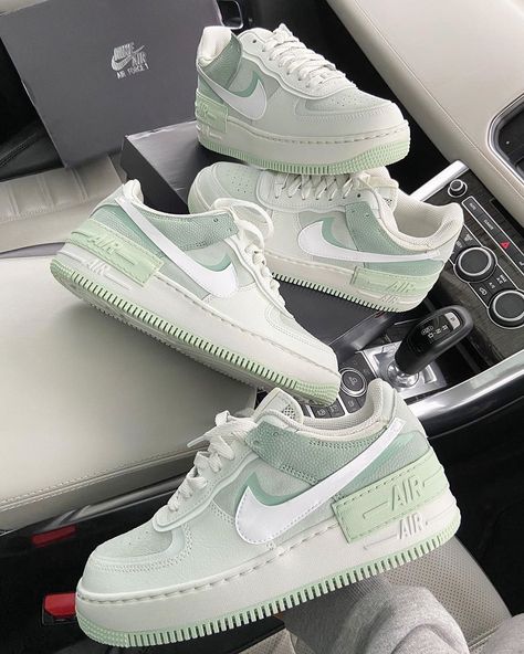 DressCodeNation on Instagram: “🚨 Worldwide Giveaway🚨 We’re giving away the Nike Air Force 1 Shadow “Pistachio” 👟 To enter:  1. Click the link in our bio AND: • Like …” Sneaker Nike, Dr Shoes, Nike Fashion Shoes, Jordan Shoes Girls, Custom Nike Shoes, All Nike Shoes, Nike Free Run, Nike Air Shoes, Cute Nike Shoes