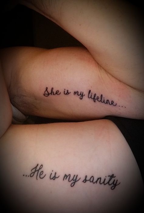 Matching Tattoos For Husband And Wife Marriage, Hubby And Wife Tattoos, Light And Dark Tattoo Couple, Meaningful Husband Wife Tattoos, Wife And Wife Tattoos, Surprise Tattoo For Husband, Boyfriend And Girlfriend Tattoos Unique, Soul Mate Tattoo Ideas Couple, Tattoo Ideas For Couples Husband Wife