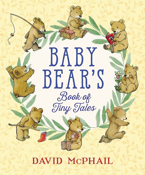 Baby Bear’s Book of Tiny Tales by David McPhail | SLJ Review | School Library Journal Quiz Names, Bear Names, Book Baby, Tiny Tales, Feeling Pictures, Color Book, Sweet Stories, Little Bear, New Baby Gift