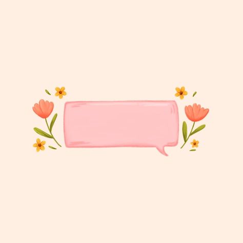 Cute speech bubble with beauty pink flor... | Premium Psd #Freepik #psd #text #talking-cloud #text-bubble #chat-cloud Cute Speech Bubble, Bubble Chat, Dialogue Bubble, Talk Bubble, Chat Bubble, Text Bubble, Thought Bubbles, Art Things, Aesthetic Pastel