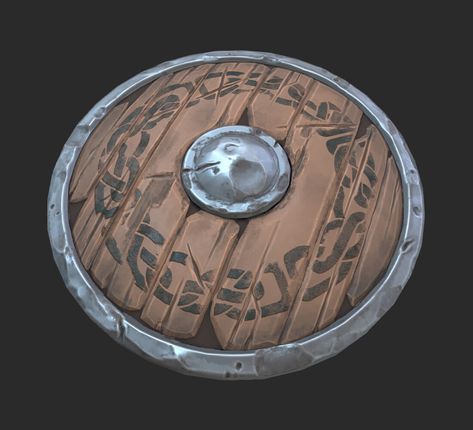 ArtStation - Scandinavian Shield, Dave Nordahl Nordic Shield, Viking Shield, Game Icon, Game Assets, Vikings, Art