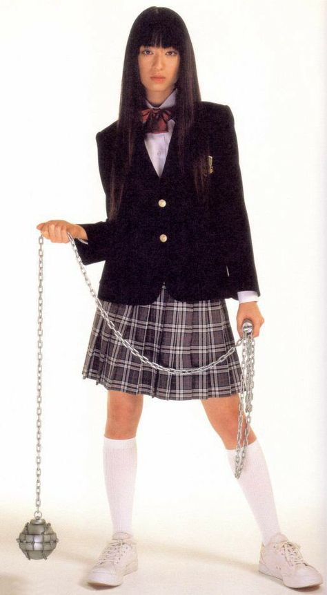 🖇 on Twitter: "chiaki kuriyama as gogo yubari (kill bill)… " Gogo Yubari Costume, Kill Bill Characters, Kill Bill Costume, Chiaki Kuriyama, Gogo Yubari, Cosplay Ideas Women, Movie Halloween Costume, Great Halloween Costumes, Halloween Costume Outfits