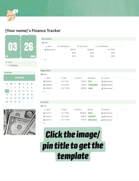 Financial Tracker Notion, Money Tracker Template, Finance Tracker Notion, Finance Tracking, Tracker Free, Financial Calculators, Monthly Budget Template, Finance Tracker, Monthly Budget Planner Financial Tracker Notion, Money Tracker Template, Budget Planner Notion, Student Planner Ideas, Notion Finance Template, Finance Tracker Template, Notion App Template, Finance Tracker Notion, Notion Finance Tracker