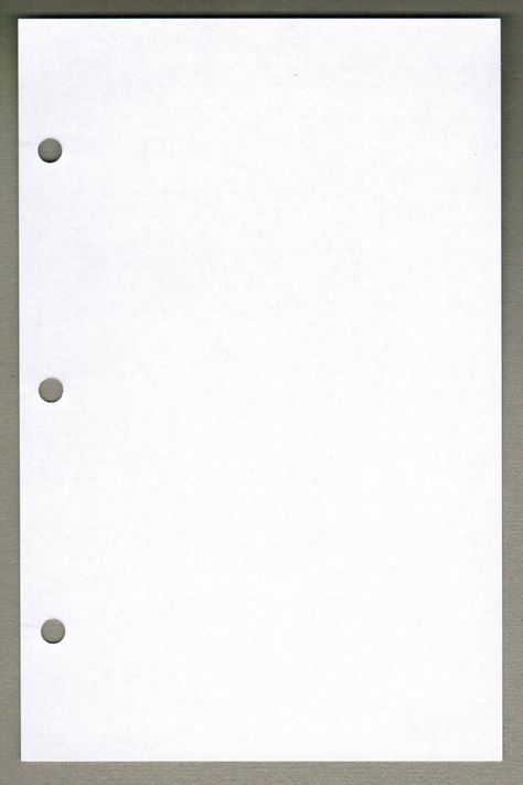 Linco Unruled Filler Paper, 5.5" x 8.5", White, Reinforced, 3-holes, 20lb, 100 Sheets Blank Sheet Of Paper, Mini Binder, Home Management, Office Products, Sheet Of Paper, The 100, White