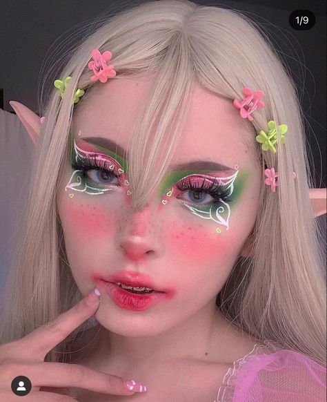 Cute Eye Makeup, Makeup Face Charts, Smoky Eyes, Fairy Makeup, Elf Makeup, Edgy Makeup, Creative Eye Makeup, Crazy Makeup, Creative Makeup Looks