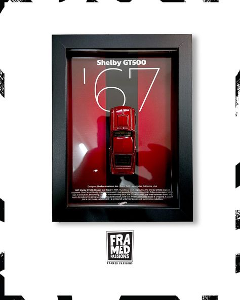 Framed wall art with Hotwheel’s 1967 Shelby GT500 for your office or home walls- DM to order! Car info: Hotwheel 1967 Shelby GT500 Die Cast Metals 1:64 Scale) Frame Size - black, 13x18 cm (5x7”) Price - ₹1299 (Limited Time Launch Offer) + Shipping. Stock: (LIMITED - Only 2 Qty) Inclusions: (Frame with poster + Diecast Car + Free adhesive hook) The 1967 Shelby GT500 was a monster of a car, a true icon of American muscle and a benchmark for performance in its era. * Magnetic marvel: The cars... Hot Wheels Wall Art, Flat Design Poster, Diecast Cars Display, 1967 Shelby Gt500, Modern Bedroom Interior, Easy Paper Crafts Diy, Automotive Decor, Car Wall Art, Shelby Gt500