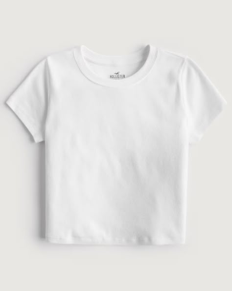 Hollister Crop Tops, Travel Capsule Wardrobe, Healthy Lifestyle Inspiration, Teen Clothing, Ladies Tee Shirts, Jumper Shirt, Basic Shirts, Women's T Shirts, Baby Shirts