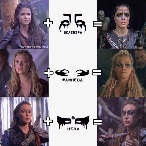 The 100 Grounders, Clarke The 100, Viking Makeup, The 100 Poster, Spirit Costume, The 100 Quotes, The 100 Characters, Lexa Y Clarke, Lexa The 100