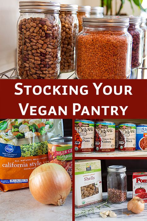 Ridiculously Easy Vegetable Gumbo and Cooking From Your Pantry and Freezer Vegan Pantry Essentials, Vegan Pantry Staples, Vegan Staples, Cheap Vegan Meals, Vegan Essentials, Healthy Pantry, Vegan Pantry, Vegan Ingredients, Pantry Essentials