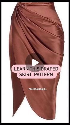 Dress For Stitching, Fashion Designing For Beginners, How To Stitch A Dress, How To Sew A Dress For Beginners, Dress Stiching Designs, Sewing Pattern Design Tutorials, How To Sew A Skirt, Stitching Dresses Tutorials, Skirt Design Pattern