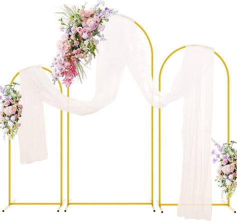 Gold Arch Backdrop, Balloon Arch Frame, Arch Backdrop Stand, Balloon Frame, Metal Wedding Arch, Baby Shower Gift Bags, Gold Backdrop, Backdrop Frame, Garden Party Birthday