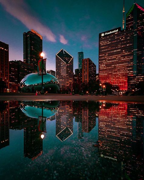 Chicago Wallpaper, City Images, Chicago Aesthetic, Chi Town, Millennium Park, Cityscape Photography, Chicago Usa, My Kind Of Town, Chicago Photography